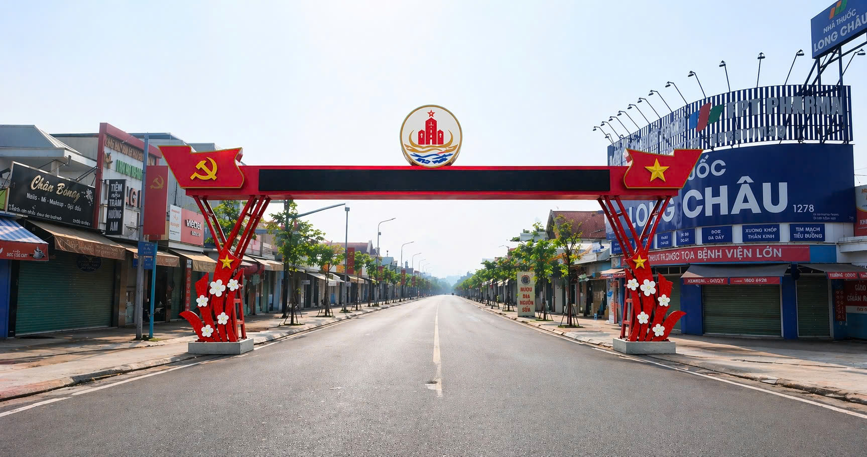 Thiết Kế Và Thi Công Cổng Chào Hiện Đại